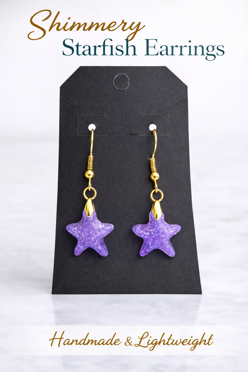 Custom Tropical Beach Earrings