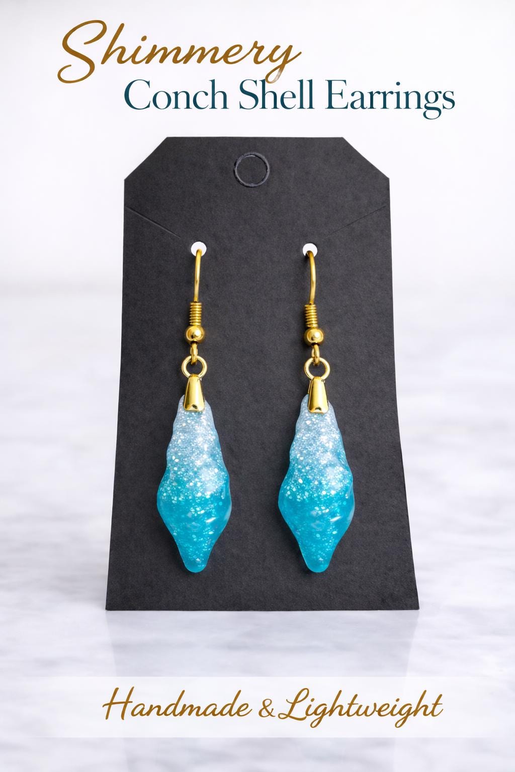 Custom Tropical Beach Earrings