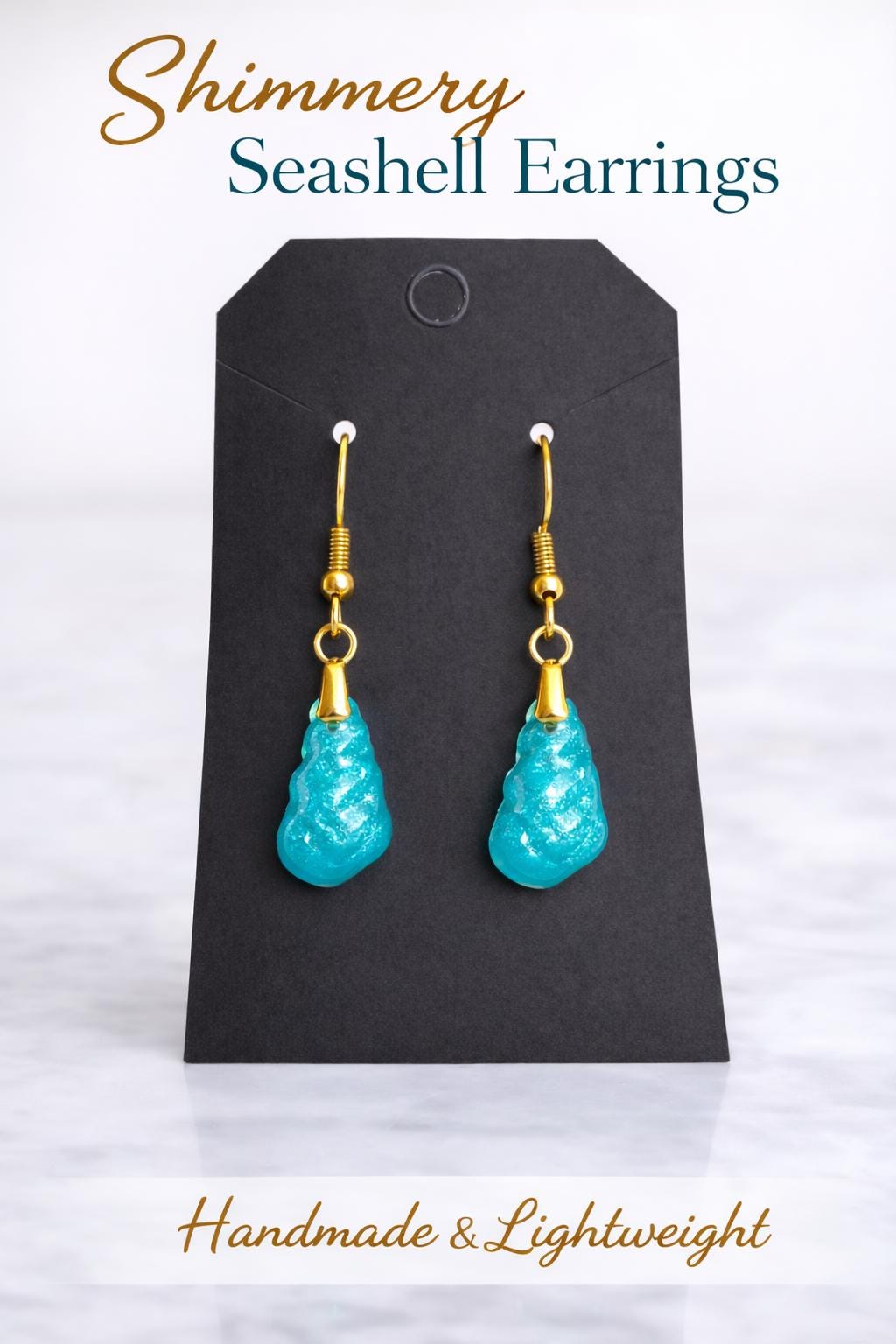 Custom Tropical Beach Earrings